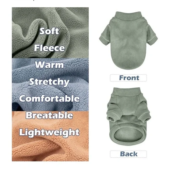 Three in One Pack for Small Dog. Cozy Dog Winter Coat. Size: Medium NWOT - Picture 2 of 5